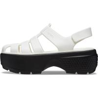 Sandália crocs stomp fisherman sandal chalk - 3