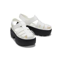 Sandália crocs stomp fisherman sandal chalk