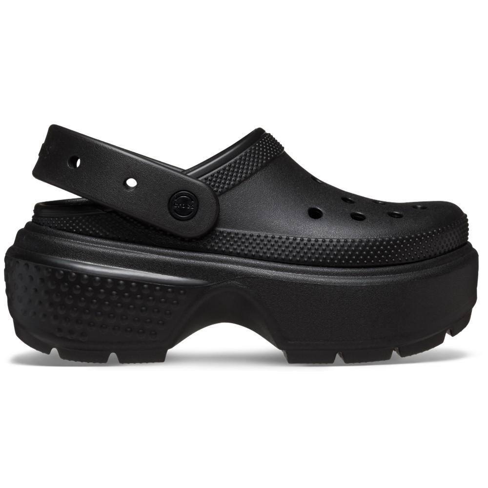 Sandália crocs stomp clog black - 1