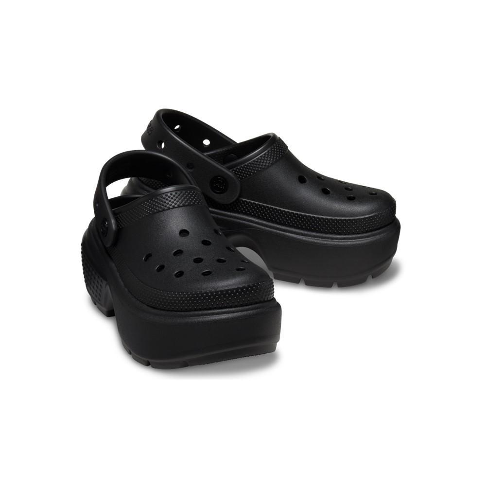 Sandália crocs stomp clog black - 4