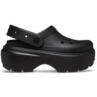 Sandália crocs stomp clog black - 1