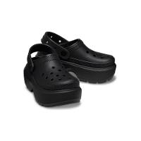 Sandália crocs stomp clog black
