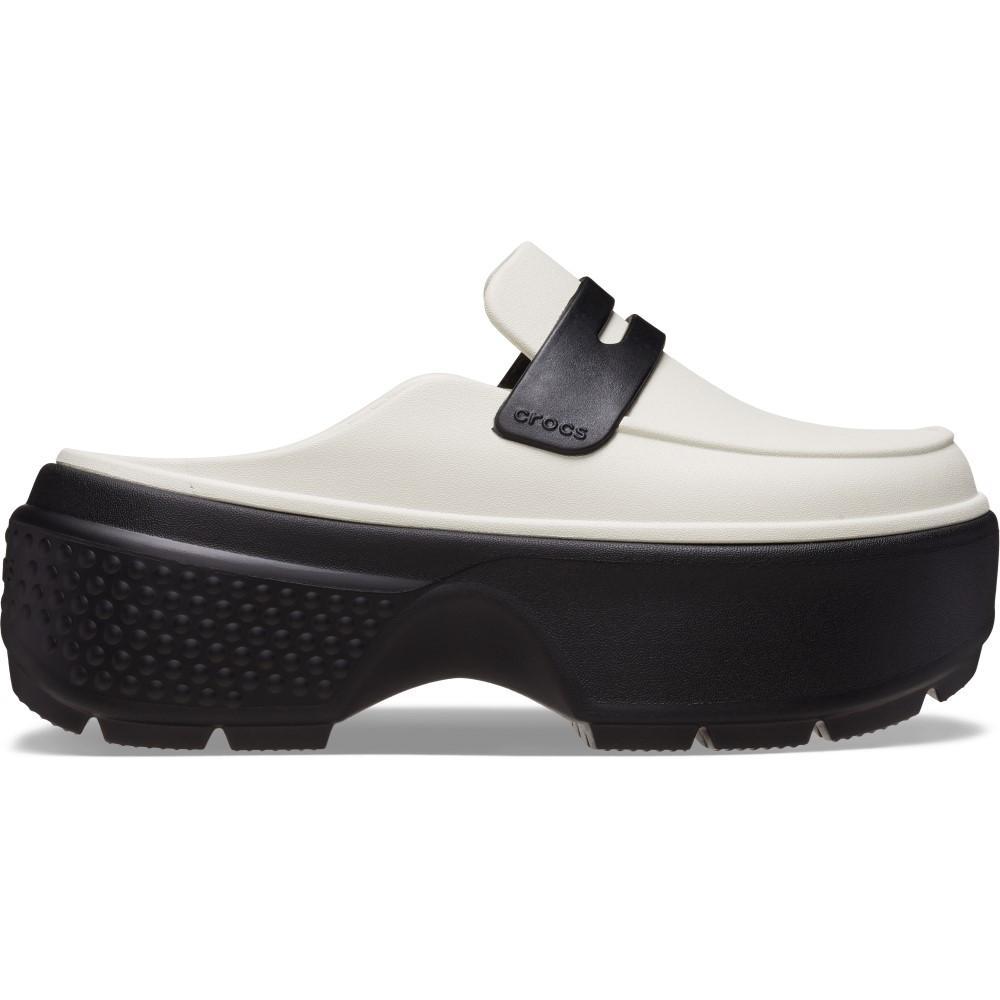 Sandália crocs stomp loafer linen black - 1