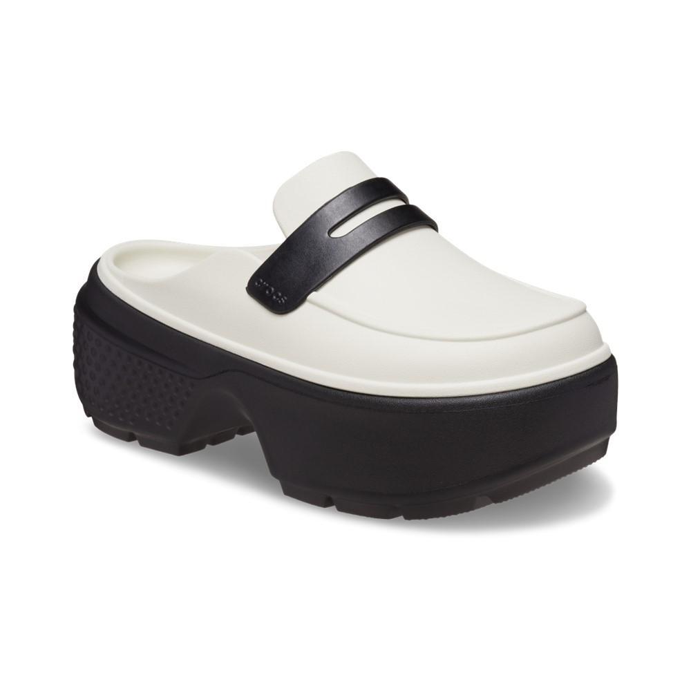 Sandália crocs stomp loafer linen black - 3