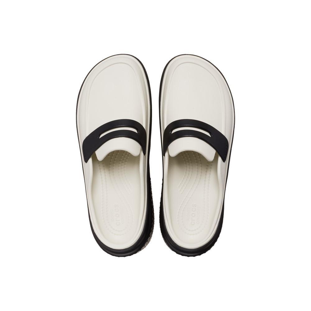 Sandália crocs stomp loafer linen black - 5