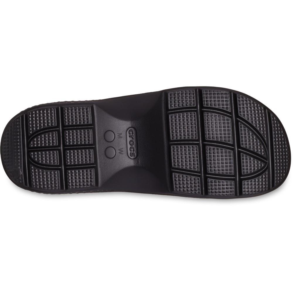 Sandália crocs stomp loafer linen black - 6