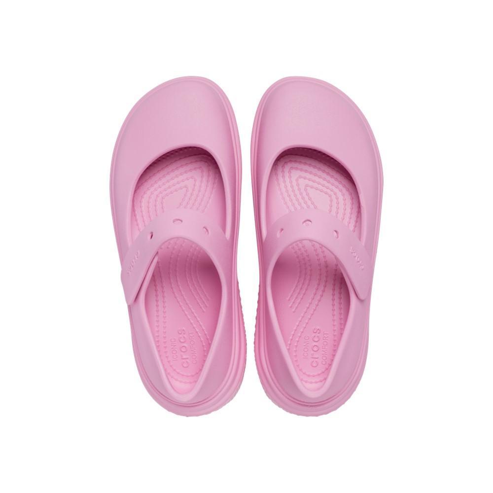 Sandália crocs stomp mary jane pink tweed/pink tweed - 5