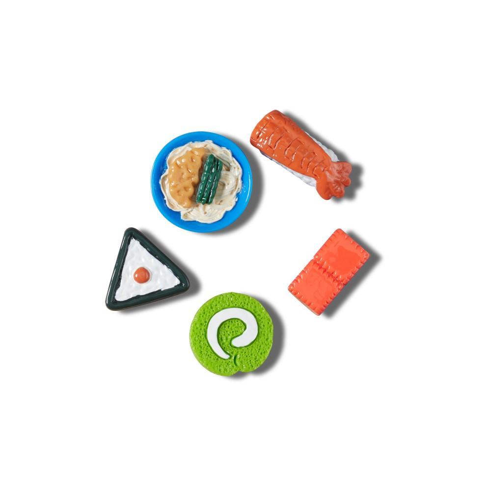 Jibbitz™ mini sushi party 3d pack com 5 peças unico - 1