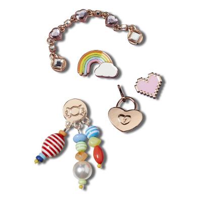 Jibbitz™ shine like a diamond pack com 5 unidades unico