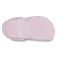 Sandália crocs classic floral cut out clog t pink milk - 6
