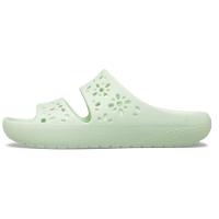 Sandália crocs classic floral cut out sandal jade tint - 2