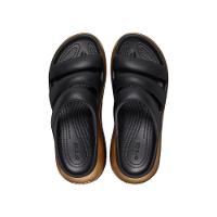 Sandália crocs mega crush metallic triple strap black/gold - 5