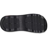 Sandália crocs mega crush metallic triple strap black/gold - 6