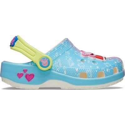 Sandália crocs classic peppa pig clog infantil multi