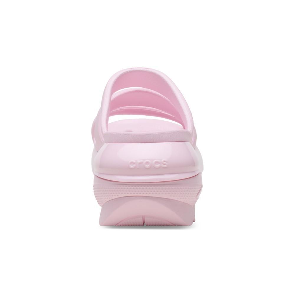 Sandália crocs classic mega crush triple strap pink milk - 7