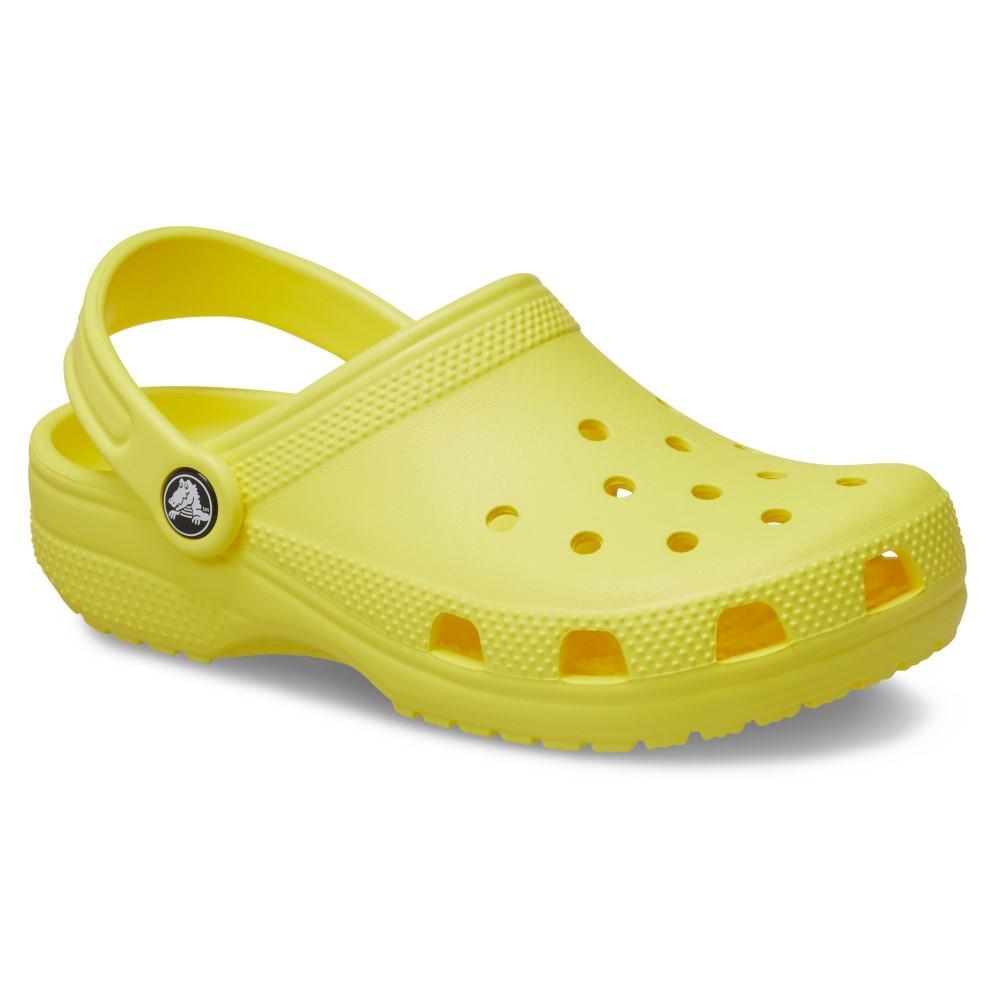 Sandália crocs classic clog kids cyber yellow - 2