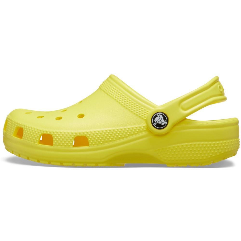 Sandália crocs classic clog kids cyber yellow - 3