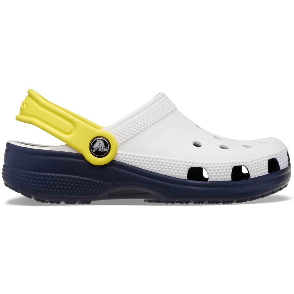 Sandália crocs classic retro sport clog t white - 1