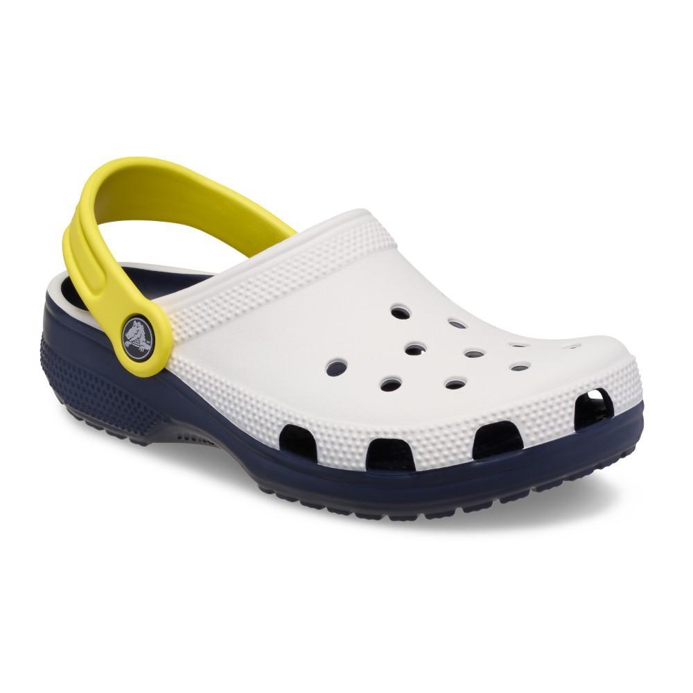 Sandália crocs classic retro sport clog t white - 2