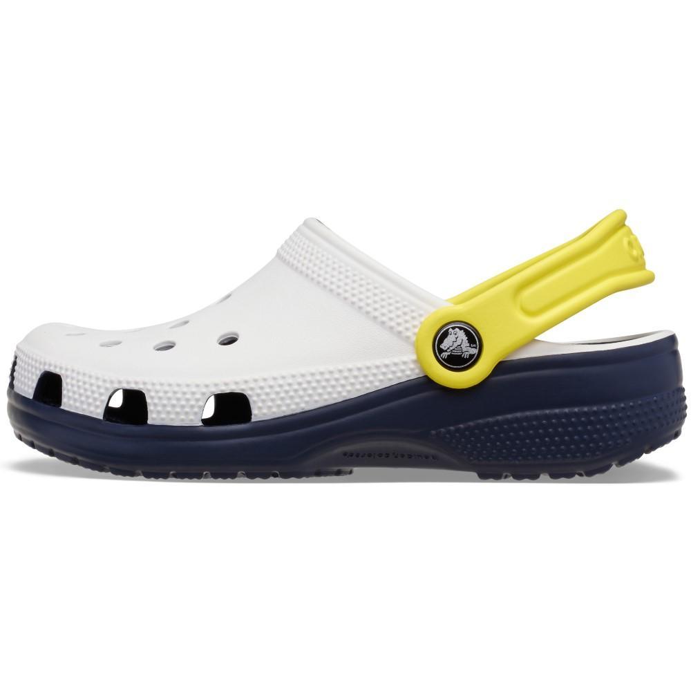 Sandália crocs classic retro sport clog t white - 3