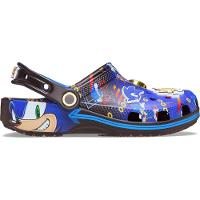 Sandália crocs sonic print classic clog t multi - 1