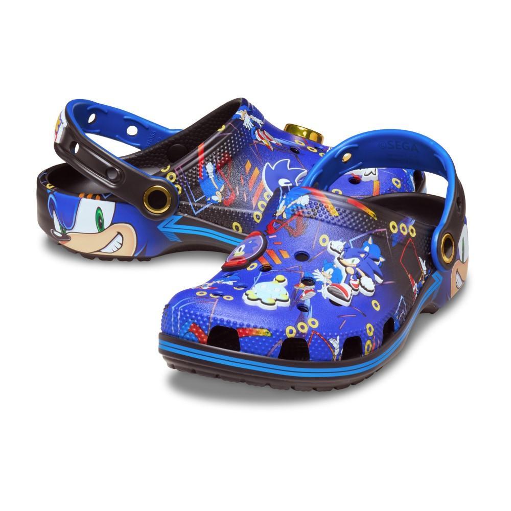 Sandália crocs sonic print classic clog t multi - 4