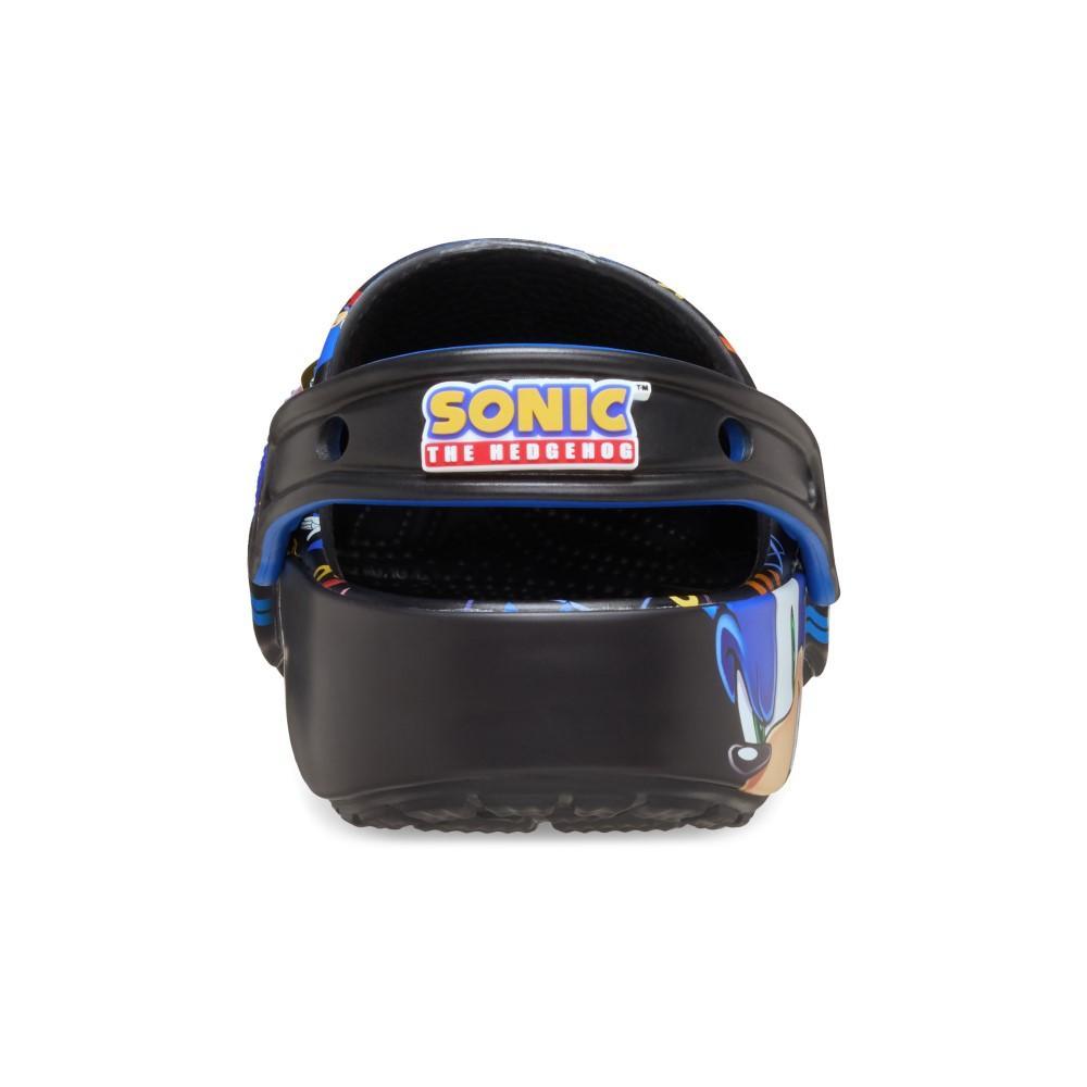 Sandália crocs sonic print classic clog t multi - 7