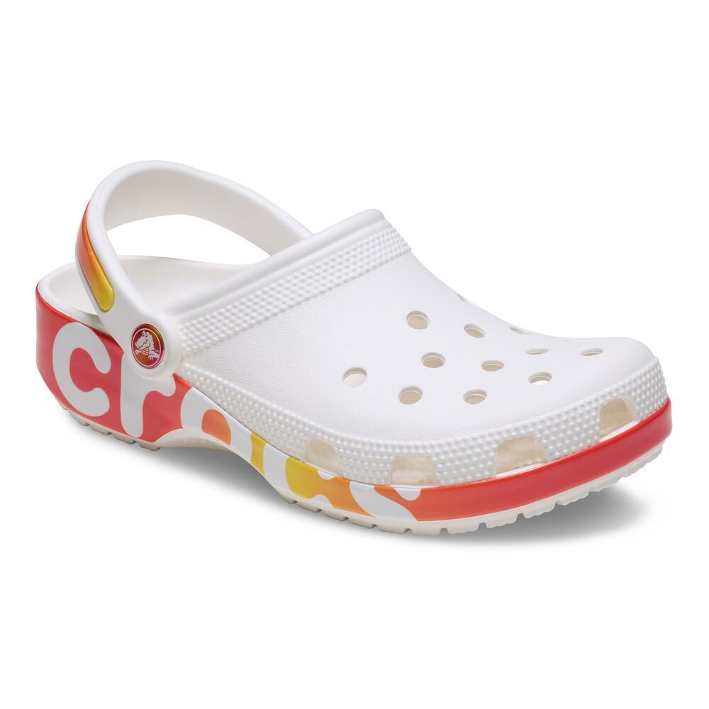 Sandália crocs classic reflector clog white - 2