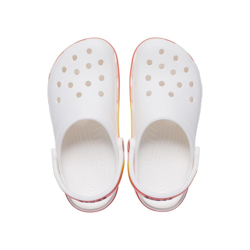 Sandália crocs classic reflector clog white - 5