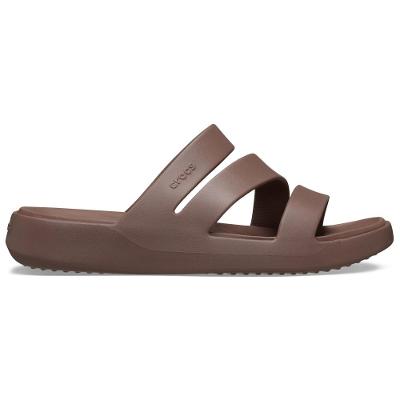 Sandália crocs getaway strappy truffle