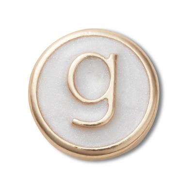 Jibbitz™ letra g pequena perolizada unico