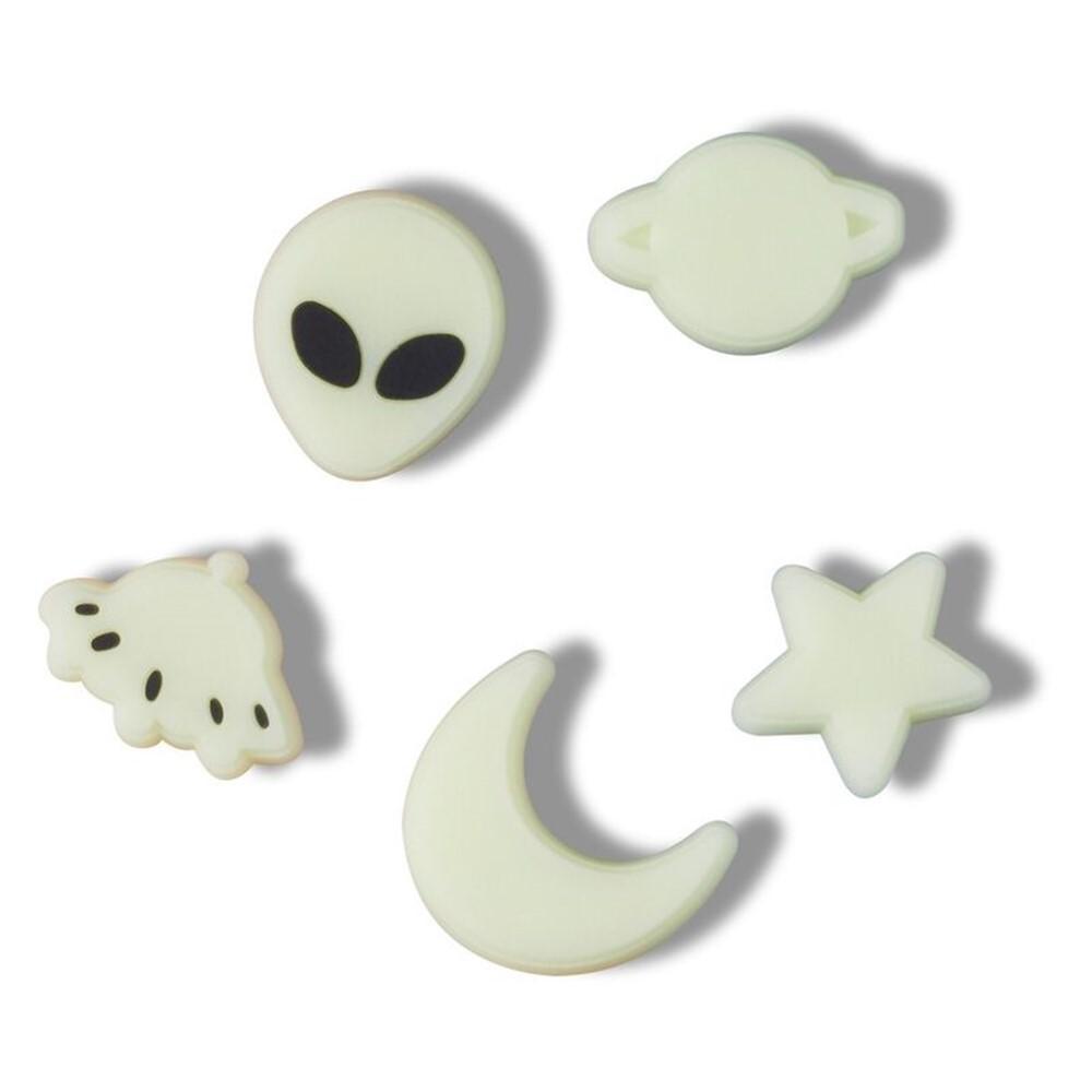 Jibbitz™ teto estrelado brilha no escuro pack com 5 peças unico - 1