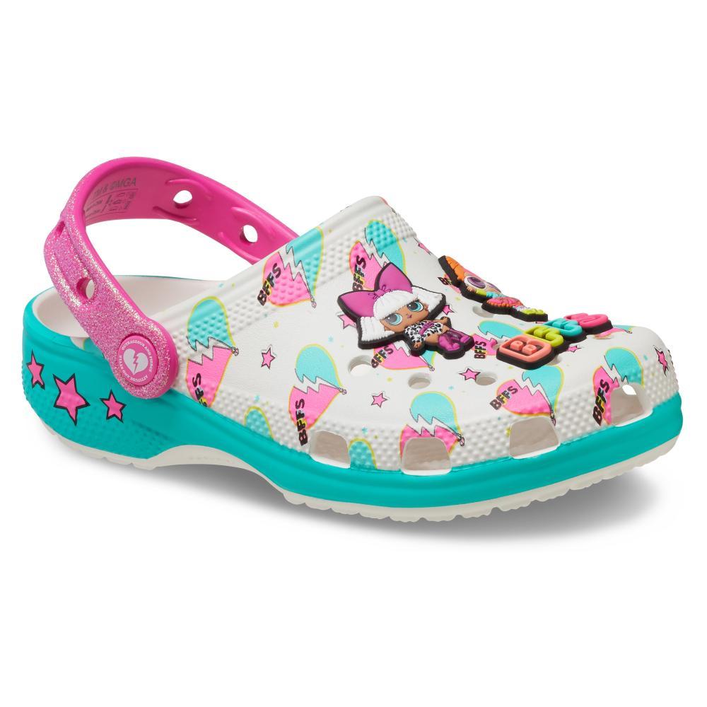 Sandália crocs lol surprise bff clog k white - 2