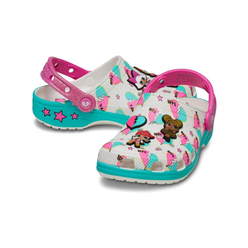 Sandália crocs lol surprise bff clog k white - 4