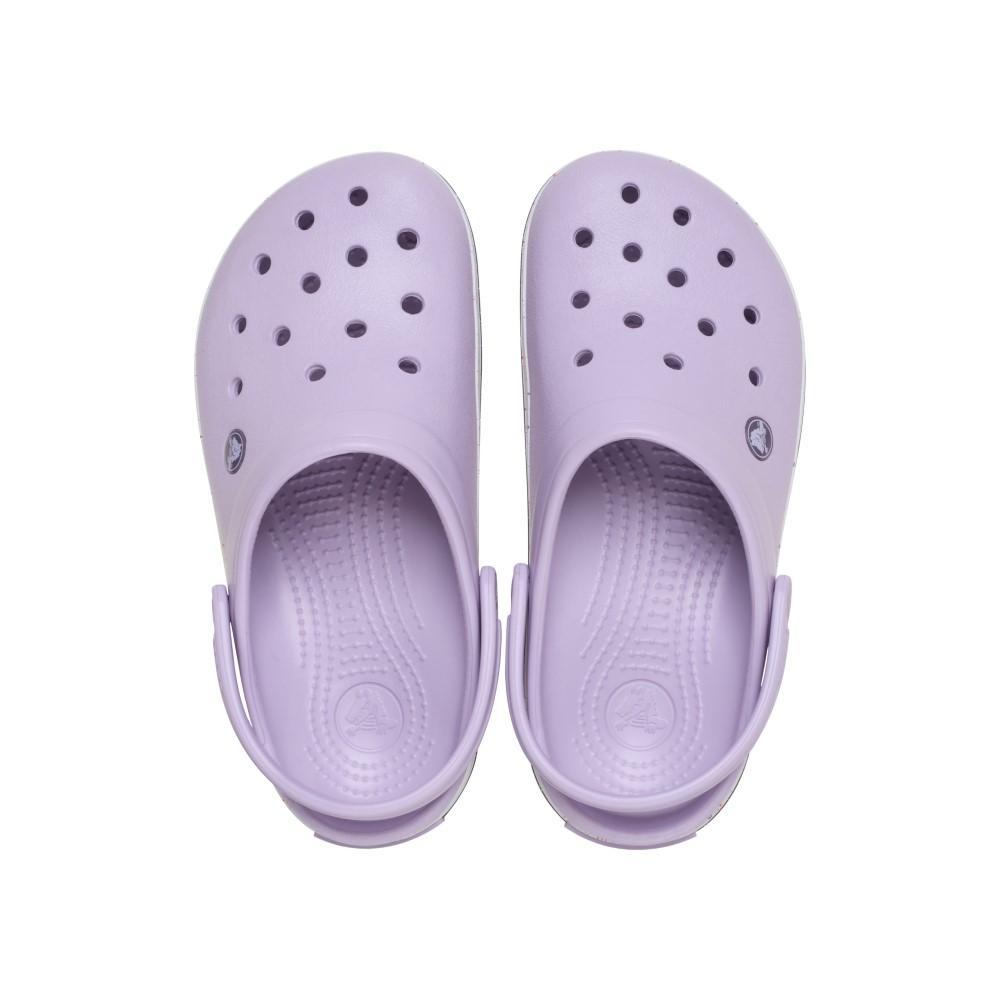 Sandália Crocband speckled band clog lavender - 4