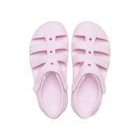 Sandália crocs classic fisherman t pink milk - 5