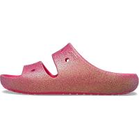 Sandália crocs classic iridescent flitter sandal 2 dragon fruit - 3