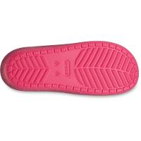 Sandália crocs classic iridescent flitter sandal 2 dragon fruit - 6