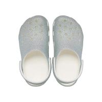 Sandália Crocs Classic Iridescent Glitter Clog K White - 5