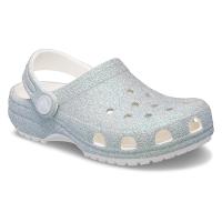 Sandália Crocs Classic Iridescent Glitter Clog T White - 2