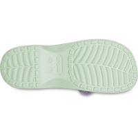Sandália Crocs Classic Wmns Wildflower Cross Strap Jade Tint - 6