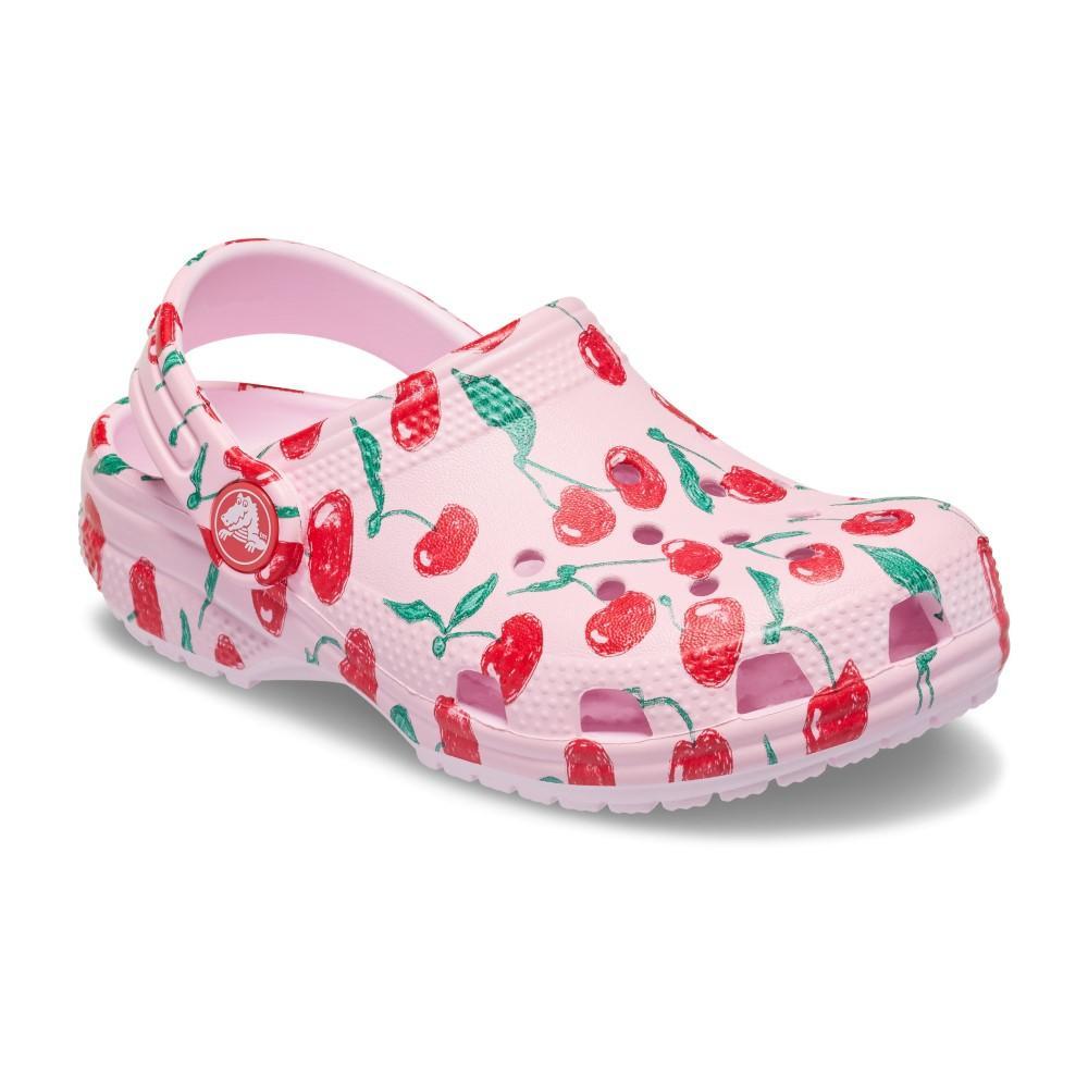 Sandália Crocs Classic Fresh Fruits Clog T Pink Milk - 2