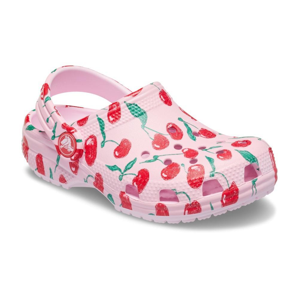 Sandália Crocs Classic Fresh Fruits Clog K Pink Milk - 2