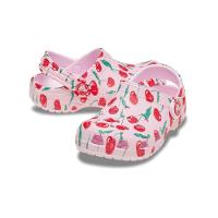 Sandália Crocs Classic Fresh Fruits Clog K Pink Milk
