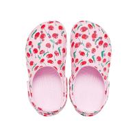 Sandália Crocs Classic Fresh Fruits Clog K Pink Milk - 5