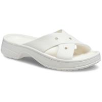 Sandália Crocs Classic W Cross Strap Slide Chalk - 2