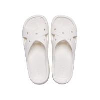 Sandália Crocs Classic W Cross Strap Slide Chalk - 5