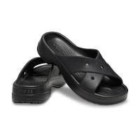 Sandália Crocs Classic W Cross Strap Slide Black