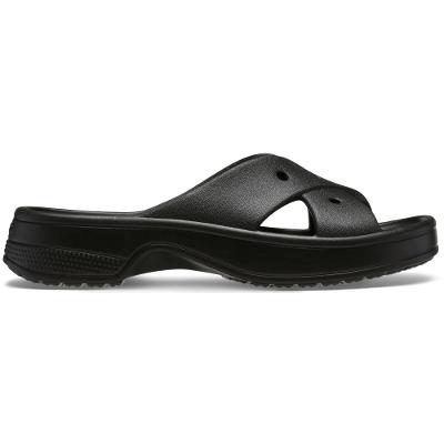 Sandália Crocs Classic W Cross Strap Slide Black