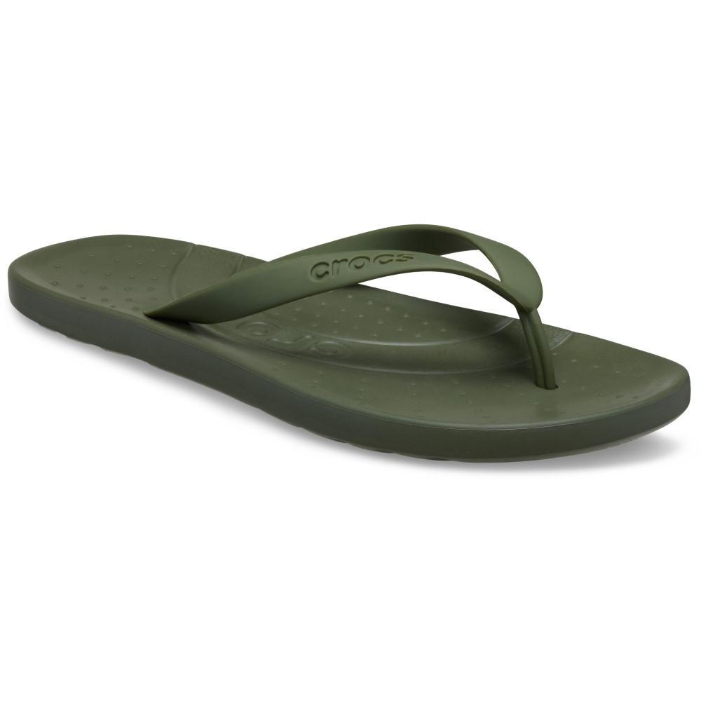 Chinelo Crocs Flip Army Green - 2